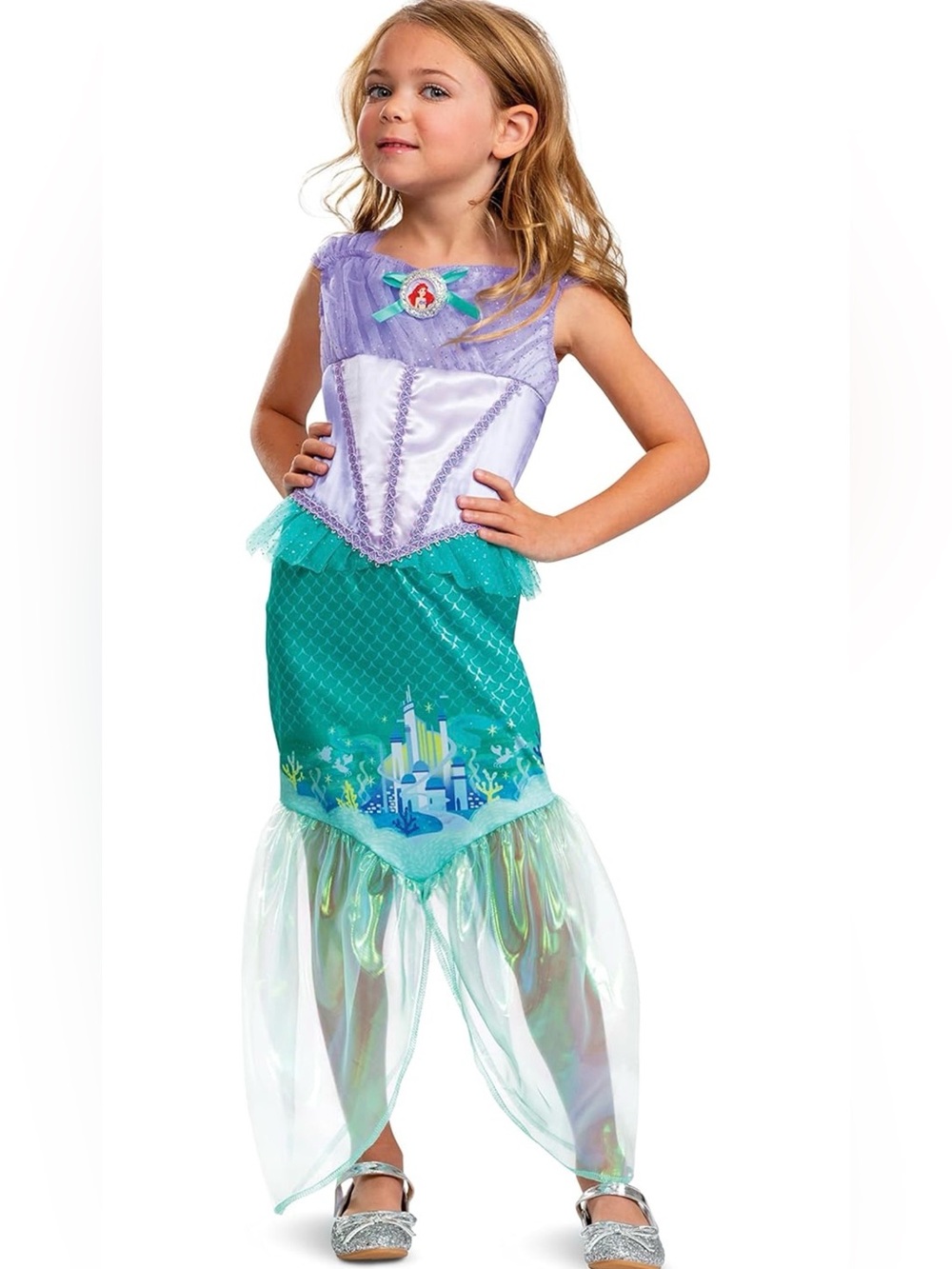 Disguise Disney Ariel Princess Costume NWT Size 4 - 6